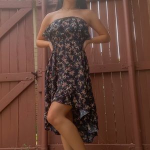 off-the-shoulder floral dress